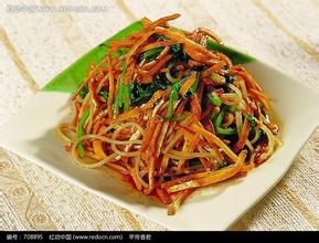 粉条豆腐丝