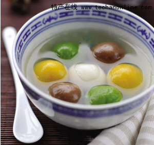 鲜果馅汤圆（水果汤圆）