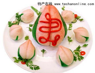 萨其马桃(八仙寿桃)
