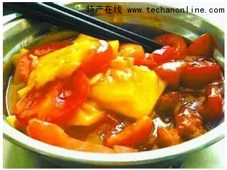 炒番茄鸡片