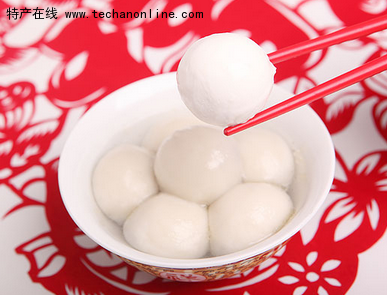 菜肉汤圆