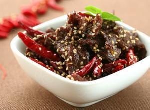 麻辣牛肉干