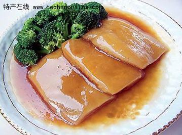 鲍汁扒柚皮